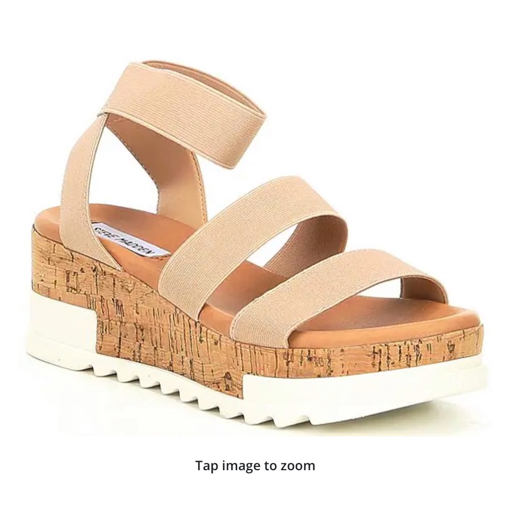 Steve Madden Bandi Elastic Platform Sandals